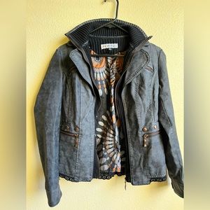 Faux Leather Jacket